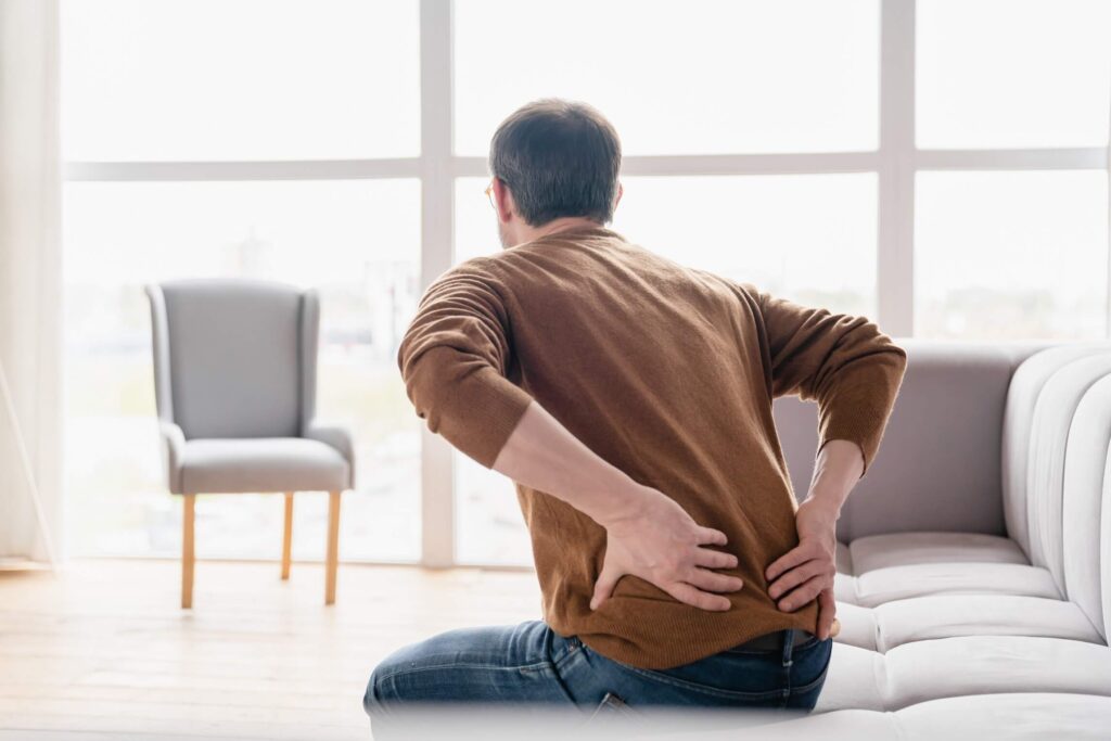 Back spine vertebrae problems